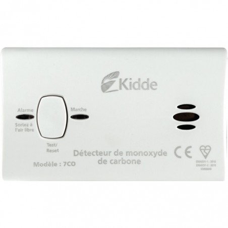Détecteur de monoxyde de carbone Kidde