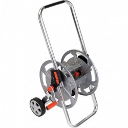 Dévidoir d'arrosage aluminium Spool sur roues  Capvert - Poignée réglable