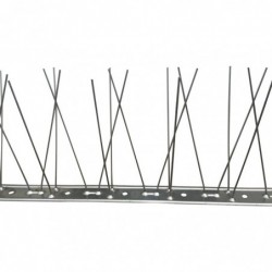 Dispositif anti-pigeon base inox - Longueur 1 m