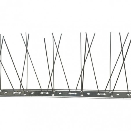 Dispositif anti-pigeon base inox - Longueur 1 m