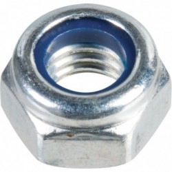 Écrou hexagonal - Autofreiné - Acier zingué