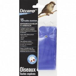 Effaroucheur à oiseau en aluminium - Bandes - Vendu par 15