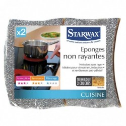 Eponge argent non rayante Starwax - Vendu par 2