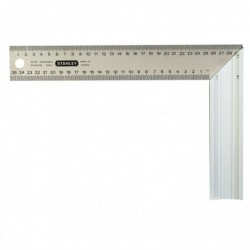 Equerre menuisier lame inox Stanley - Longueur 250 mm - Largeur 140 mm