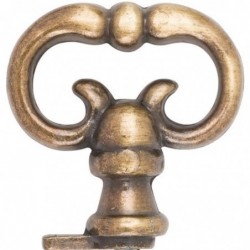 Fausse clé cuisse de grenouille laiton vieilli - Cadap