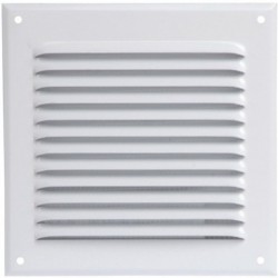 Grille aluminium laquée anti-insecte - 210 x 210 mm - 175 cm² - Anjos