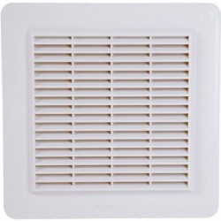 Grille d'aération - Plastique - À sceller