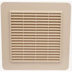 Grille d'aération - Plastique - À sceller - Sable