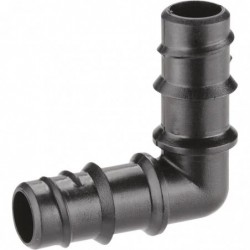 Jeu de 2 coude a 90° cannelé pour arrosage Claber - 1/2"