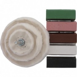 Kit de polissage - SCID - 3 tampons coton - Diamètre 50