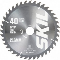 Lame carbure pour scies 1305 et 1310 - Skil - diamètre 216 mm - 40 dents