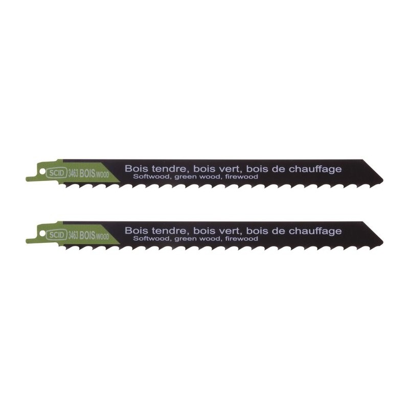 Lame de scie sabre bois - SCID - Longueur 230 mm