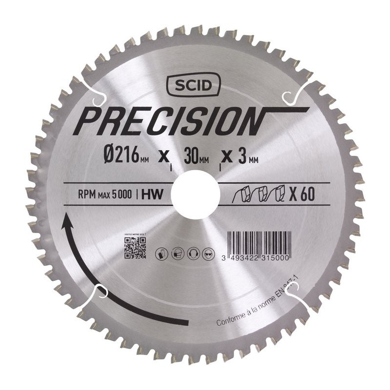 Lame denture trapézoïdale pour machines stationnaires