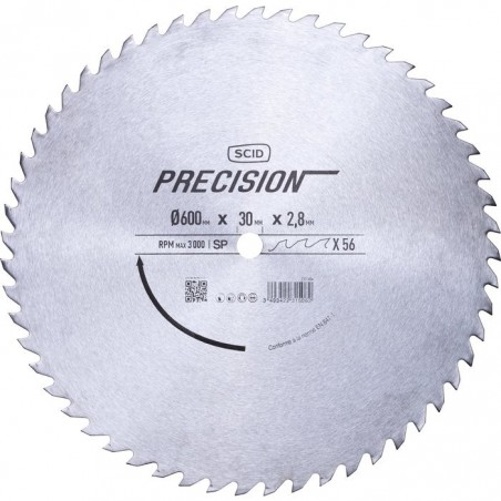 Lame scie circulaire - SCID - Diamètre 600 mm - 56 dents