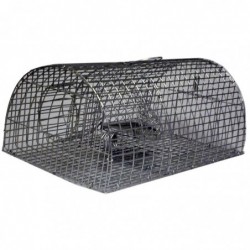 Nasse à rat multiprise forme rectangulaire Masy - Grillage zingué - Dimensions 40 x 23 x 18 cm - Maille 25 x 12 mm
