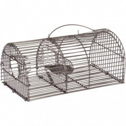 Nasse à souris multiprise forme tunnel Masy - Grillage galvanisé - Longueur 23 cm