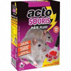 Pâte appât fluo souris Acto - 5 sachets de 10 g