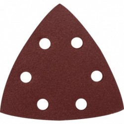 Patin abrasif Delta auto-agrippant - SCID - 93 x 93 x 93 mm - 6 trous - Grain 40/80/120