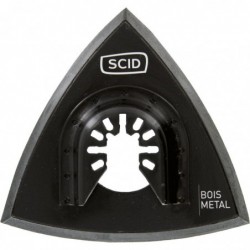 Plateau de ponçage auto-aggrippant oscillant - SCID - 93 x 93 x 93 mm