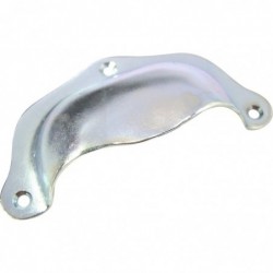 Poignée coquille percée Headbourne - Zingué - Dimensions 92 x 43 x 22 mm