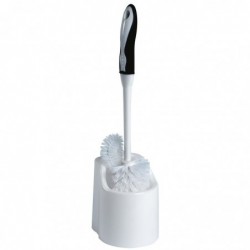 Porte-balai blanc et brosse recoin MSV