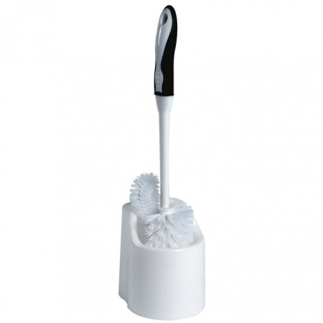 Porte-balai blanc et brosse recoin MSV