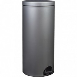 Poubelle à pédale ELORA 30L Gris - Rossignol