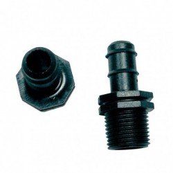 Raccord d'arrosage droit mâle - Capvert - Vendu par 2