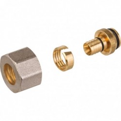 Raccord multicouche à compression Euroconus pour collecteur