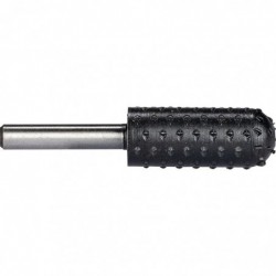 Râpe rotative cylindrique arrondie pour bois SCID - Diamètre 14 mm - Hauteur de coupe 35 mm