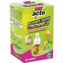 Recharge liquide citronnelle pour diffuseur - ACTO