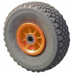 Roue caoutchouc increvable Guitel point M - Diamètre 260 mm