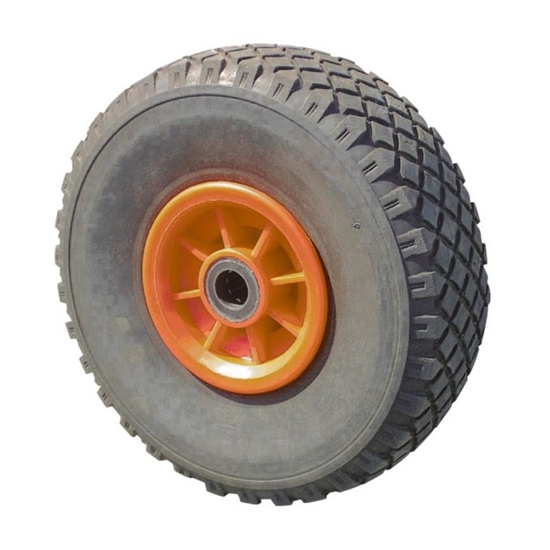 Roue caoutchouc increvable Guitel point M - Diamètre 260 mm