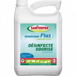 Saniterpen Désinfectant Plus Fraîcheur Verte - Bidon 5l