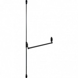 Serrure anti-panique - Exem - Cross Bar 3000 - 2 pts verticaux - 1 pt latéral - Noire