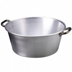 Bassine gras et confiture aluminium
