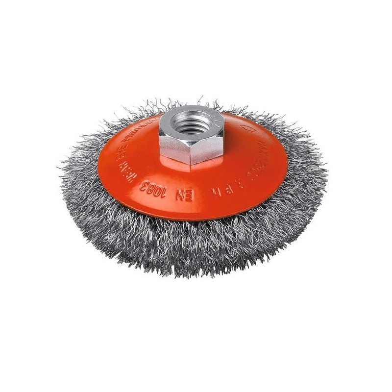 Brosse cuvette - SCID - Fils acier ondulés - Diamètre 120 mm