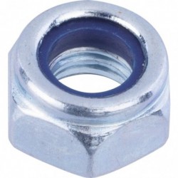 Écrou hexagonal indesserrable - Fixpro - Acier zingué - Sachet