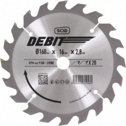 Lame au carbure pour scie circulaire