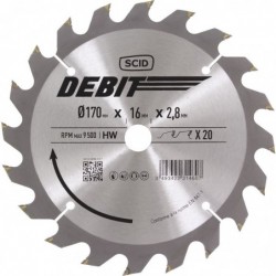 Lame au carbure pour scie circulaire SCID - Epaisseur 2