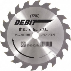 Lame au carbure pour scie circulaire SCID - Epaisseur 2