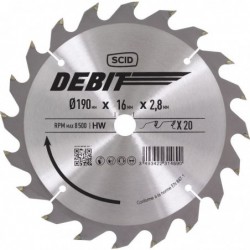 Lame au carbure pour scie circulaire SCID - Epaisseur 2