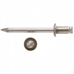 Rivet aveugle inox / inox A2 - Fixpro - Tête plate standard