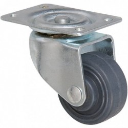 Roulette ameublement pivotante à platine série S12