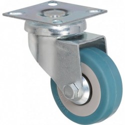 Roulette pivotante série S14 - À platine