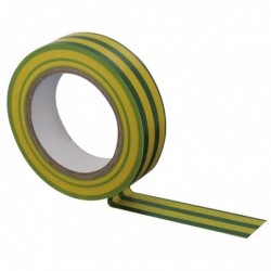Ruban adhésif isolant Dhome - Vert / jaune