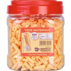 Seau de chevilles tous matériaux Crampon