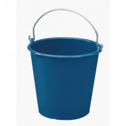 Seau rural / industriel gradué - Aluminium et Plastique - Bleu