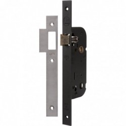Serrure à larder Optimum - Bouts carrés - Noir - Axe 40 mm
