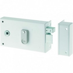 Serrure en applique horizontale acier vernis - YAH37 - Yale - Clé L - Axe à 53 mm